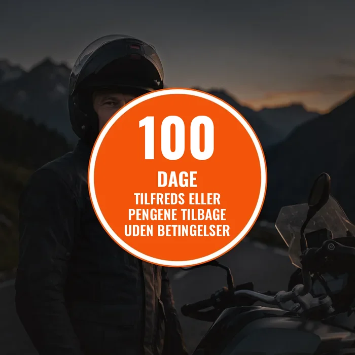 100 dages tilfredshedsgaranti